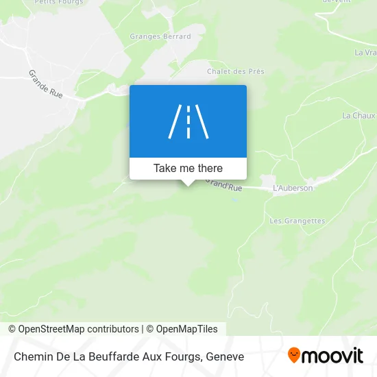 Chemin De La Beuffarde Aux Fourgs map