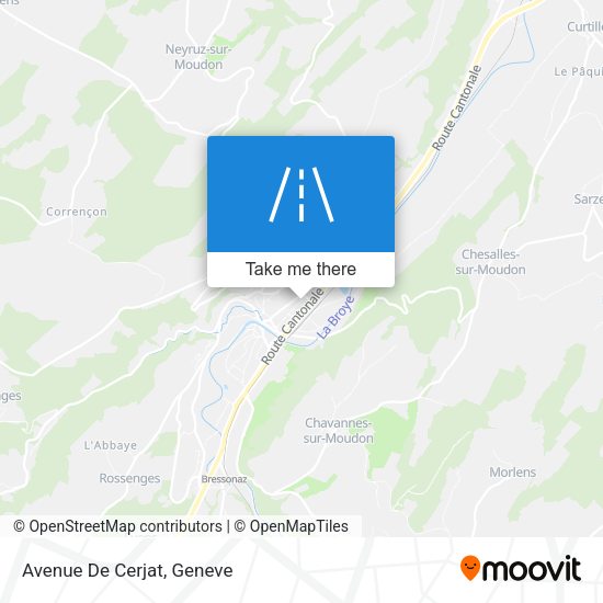 Avenue De Cerjat map