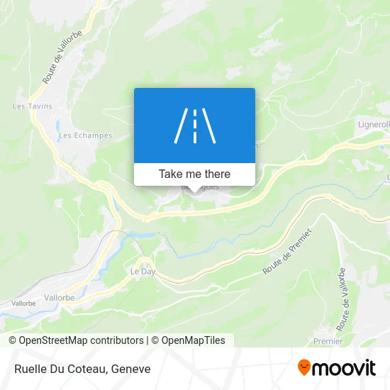 Ruelle Du Coteau map