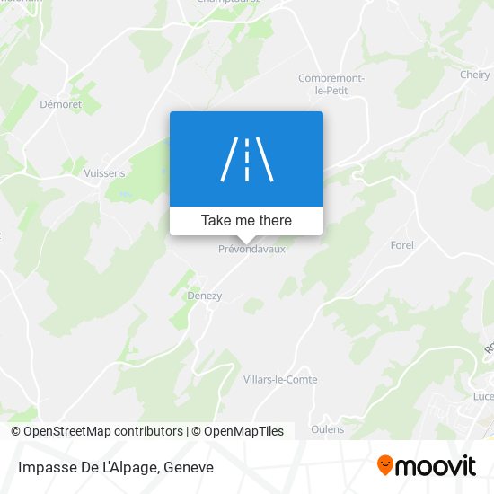 Impasse De L'Alpage map
