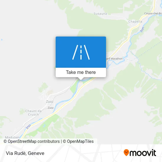 Via Rudè map