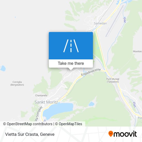Vietta Sur Crasta map