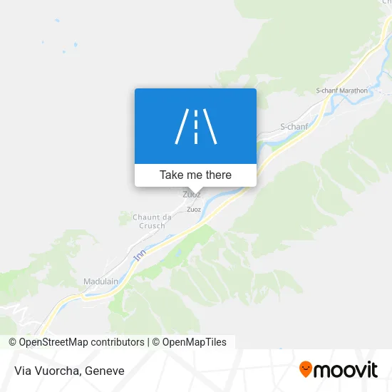 Via Vuorcha map