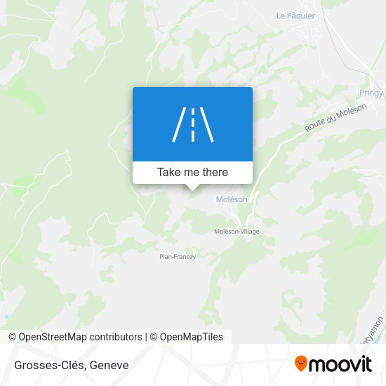 Grosses-Clés map