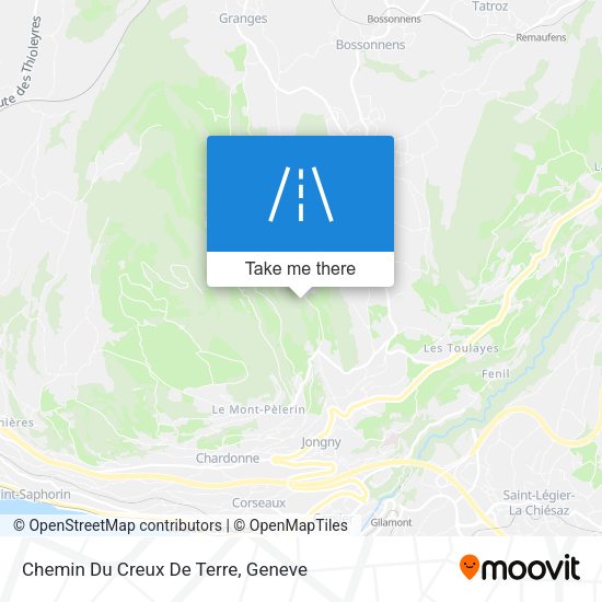 Chemin Du Creux De Terre map