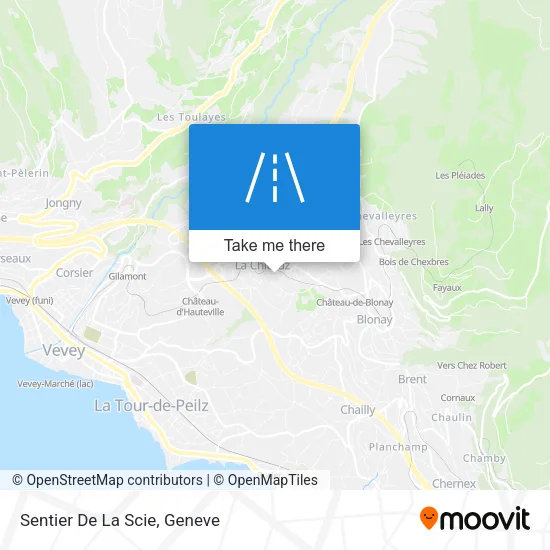 Sentier De La Scie map