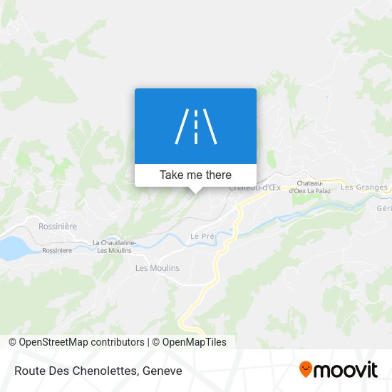 Route Des Chenolettes map