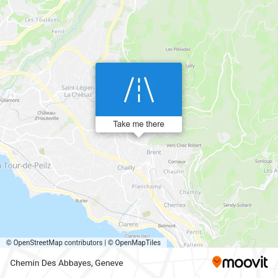 Chemin Des Abbayes map