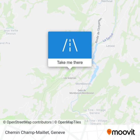 Chemin Champ-Maillet map