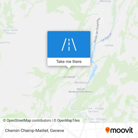 Chemin Champ-Maillet map
