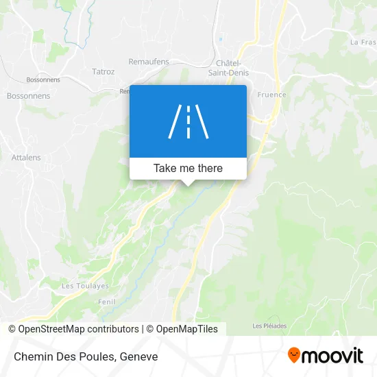 Chemin Des Poules map