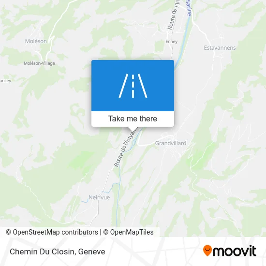 Chemin Du Closin map