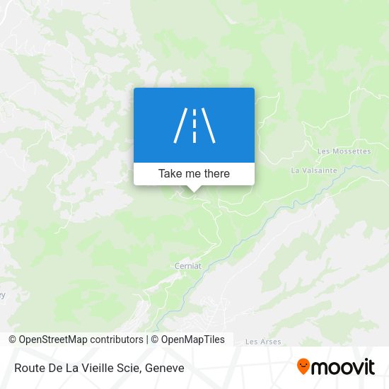 Route De La Vieille Scie map