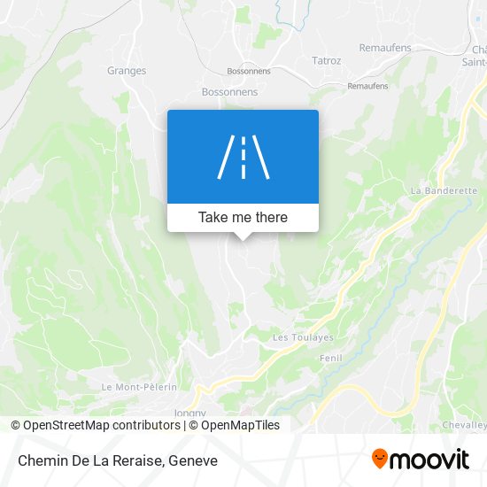 Chemin De La Reraise map