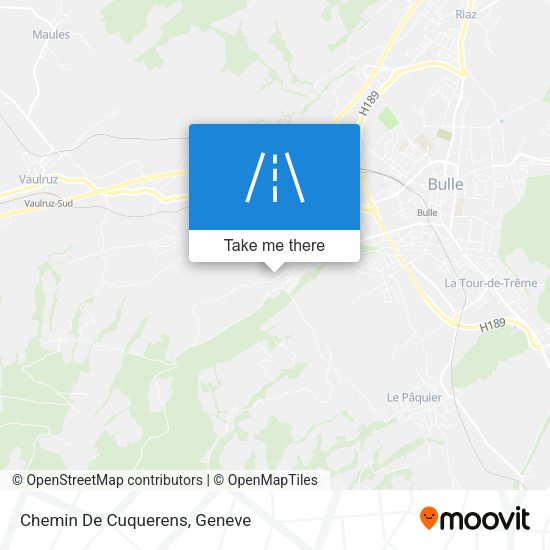 Chemin De Cuquerens map