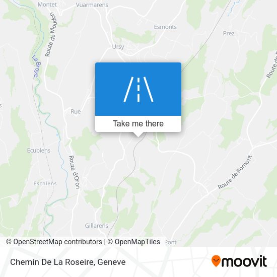 Chemin De La Roseire map