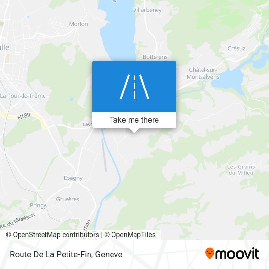 Route De La Petite-Fin map