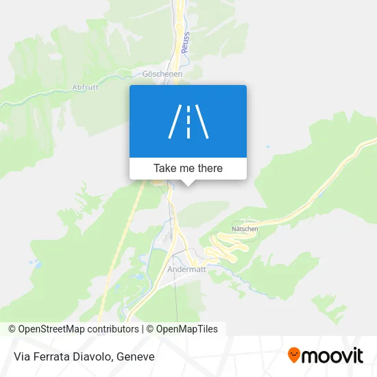 Via Ferrata Diavolo map