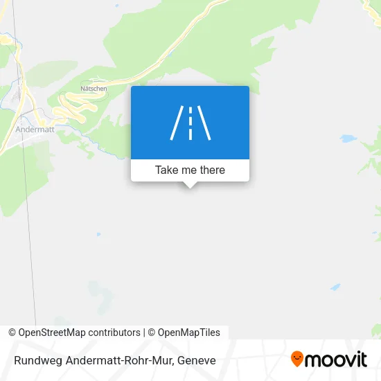 Rundweg Andermatt-Rohr-Mur map