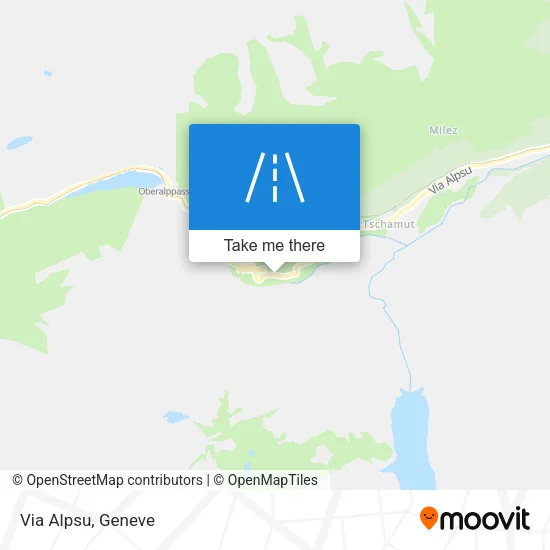 Via Alpsu map