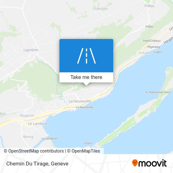 Chemin Du Tirage map