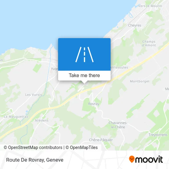 Route De Rovray plan