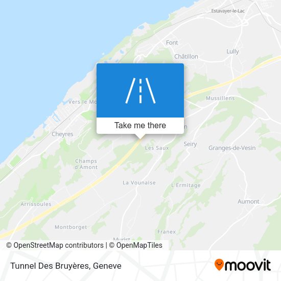 Tunnel Des Bruyères map