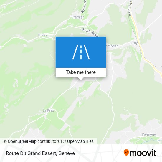 Route Du Grand Essert map