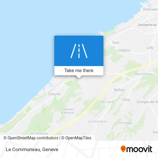 Le Communeau map
