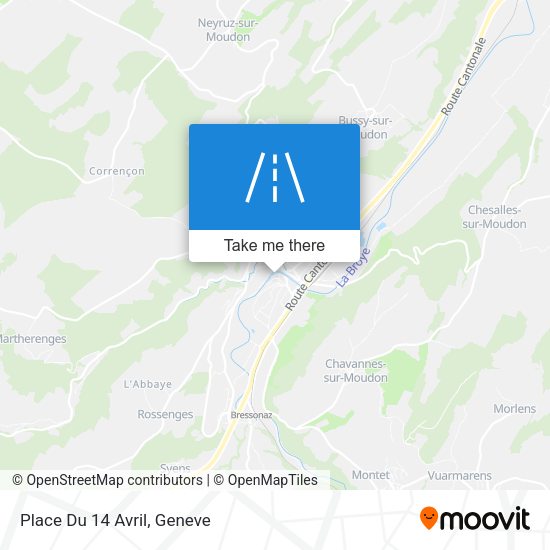 Place Du 14 Avril map