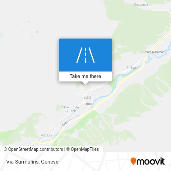 Via Surmulins map