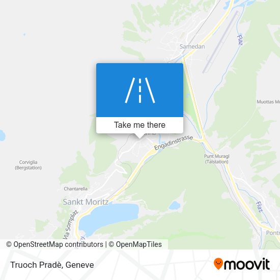 Truoch Pradè map