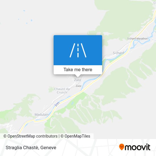 Straglia Chastè map