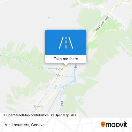 Via Lavusters map