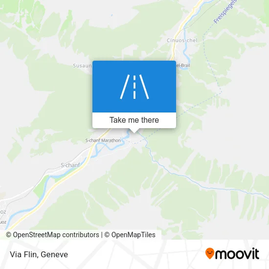 Via Flin map