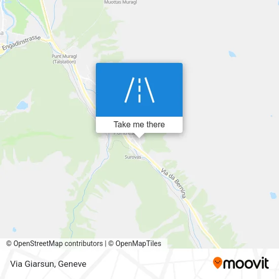 Via Giarsun map