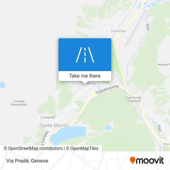 Via Pradè map