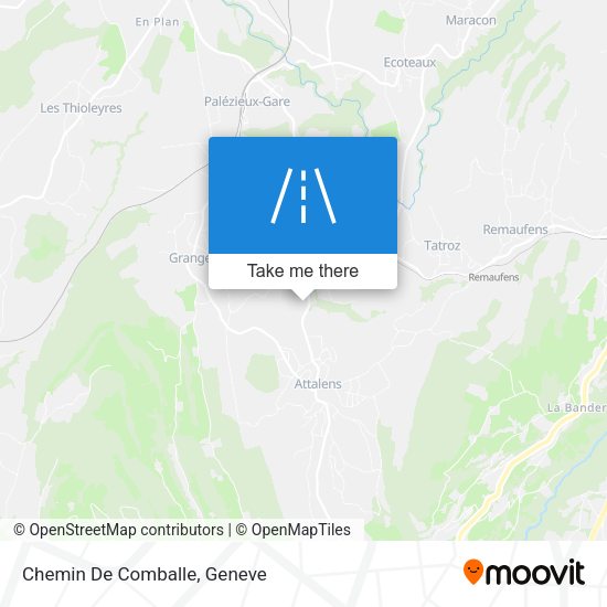 Chemin De Comballe map