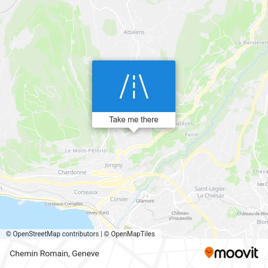 Chemin Romain map