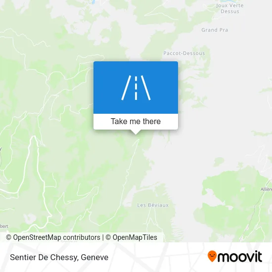 Sentier De Chessy map