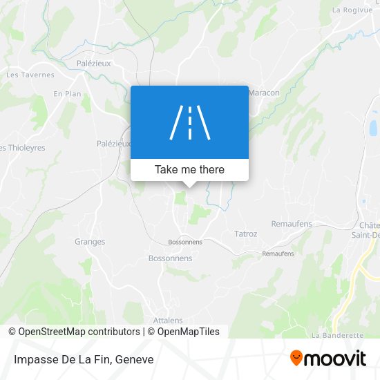 Impasse De La Fin map