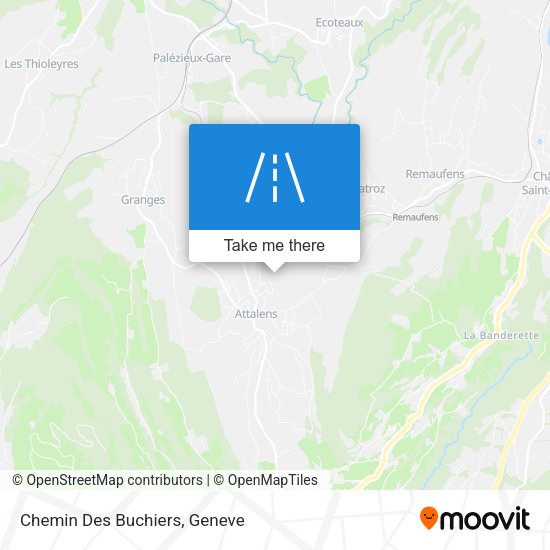 Chemin Des Buchiers map