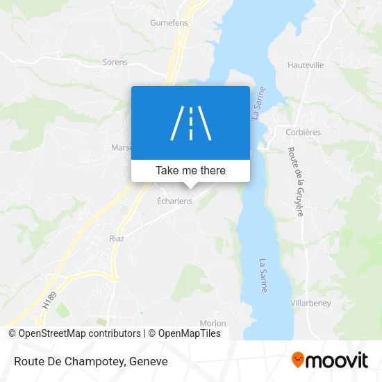 Route De Champotey map