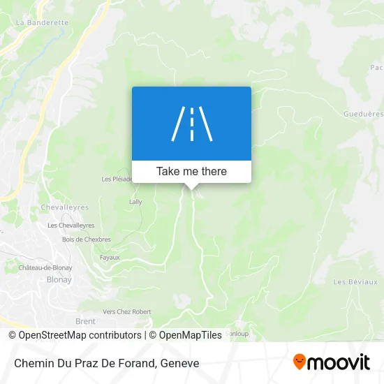 Chemin Du Praz De Forand map