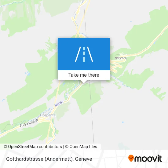 Gotthardstrasse (Andermatt) map