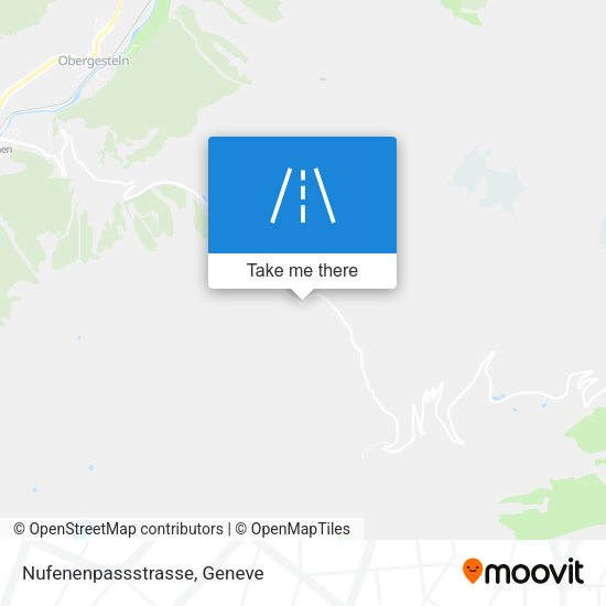Nufenenpassstrasse map