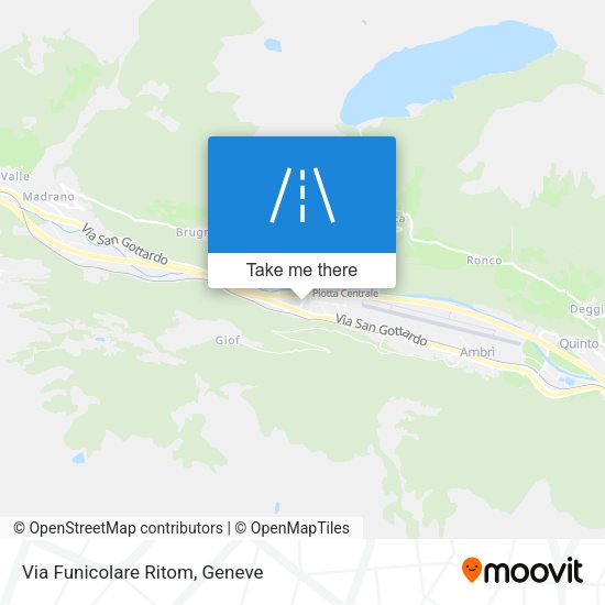 Via Funicolare Ritom map