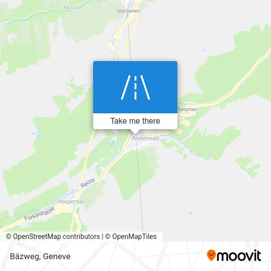 Bäzweg map
