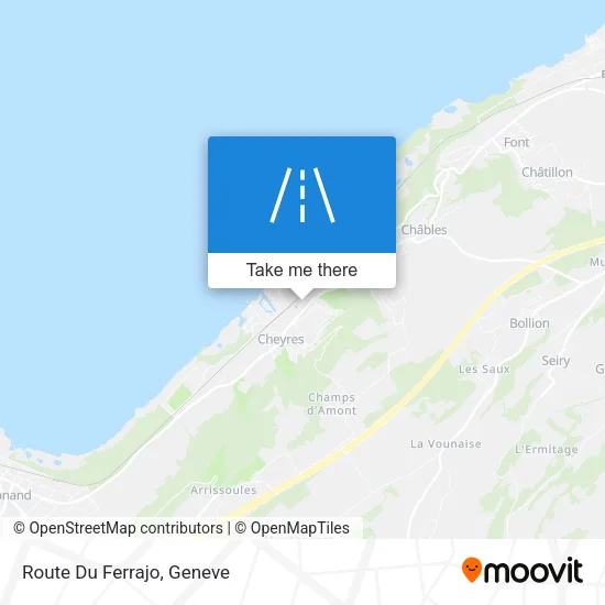 Route Du Ferrajo map