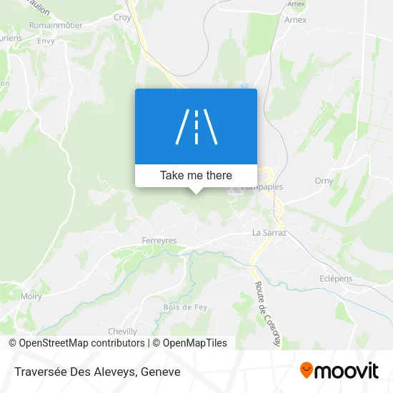 Traversée Des Aleveys plan